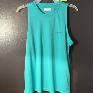 Columbia Aqua Sleeveless Top